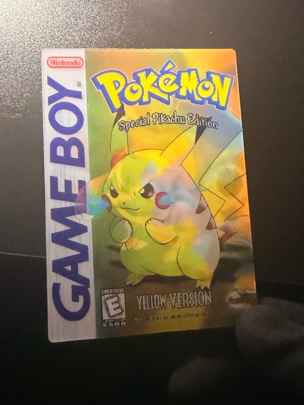 Pokémon Yellow, Red, Blue Game Boy Lenticular Sticker